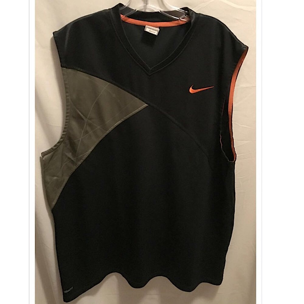 NIKE Colorblock Fit Dry Athletic Tank Sz XXL